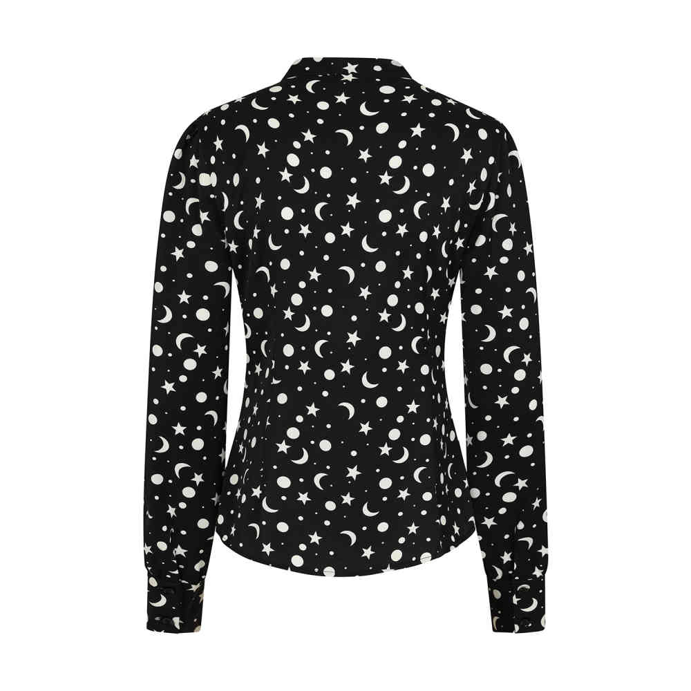 Banned - My Moon & Stars Blouse - Zwart